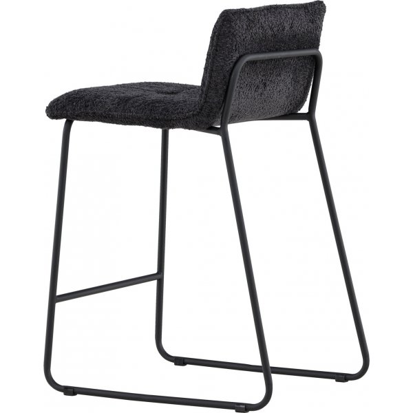Bisbee barstol - Svart boucl