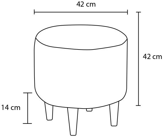 Findik sittpuff - Ljusgrå Findik sittpuff - Ljusgrå