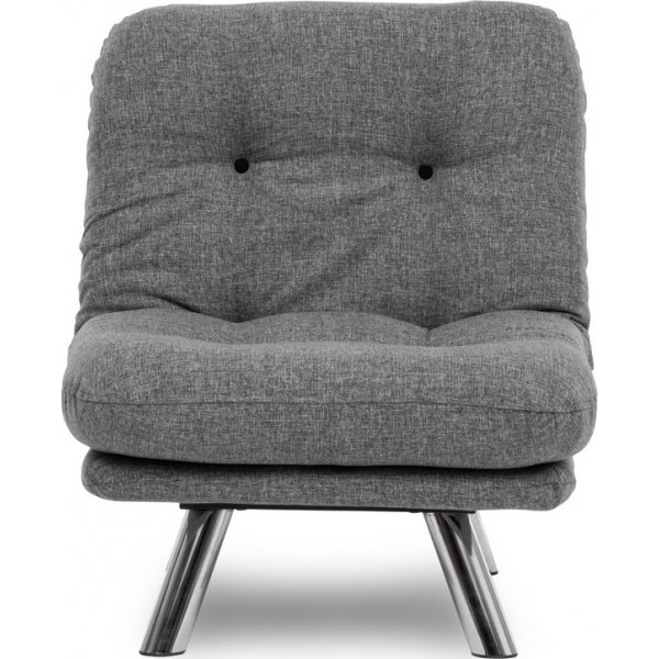 Fauteuil lit Misa - Gris clair Fauteuil lit Misa - Gris clair
