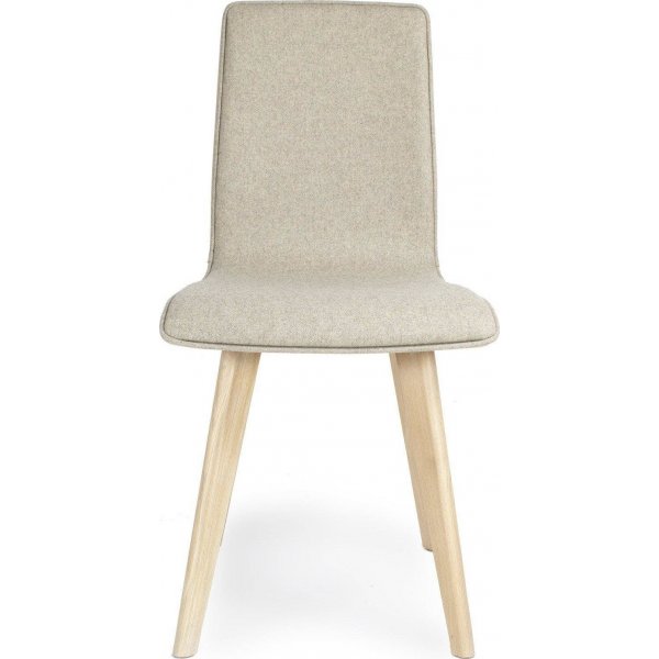 Chaise de salle  manger Cleo avec faade rembourre - Couleur du cadre et du revtement en option