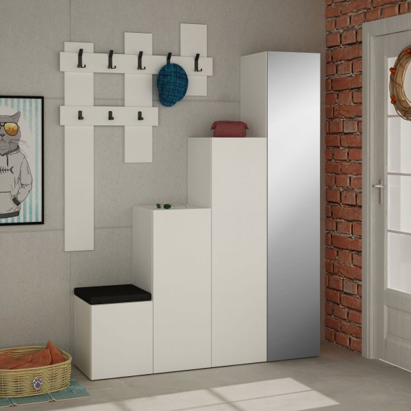 Up hallmöbel - Vit Up hallmöbel - Vit