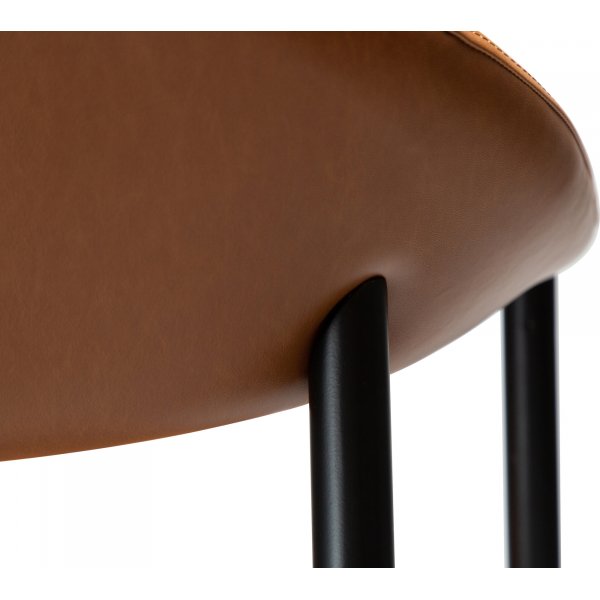 Chaise de comptoir Rover - PU marron clair Chaise de comptoir Rover - PU marron clair