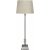 Lampe de table Linn - Chrome - 80 cm