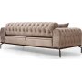 Siesta Capitone 3-sits soffa - Cream