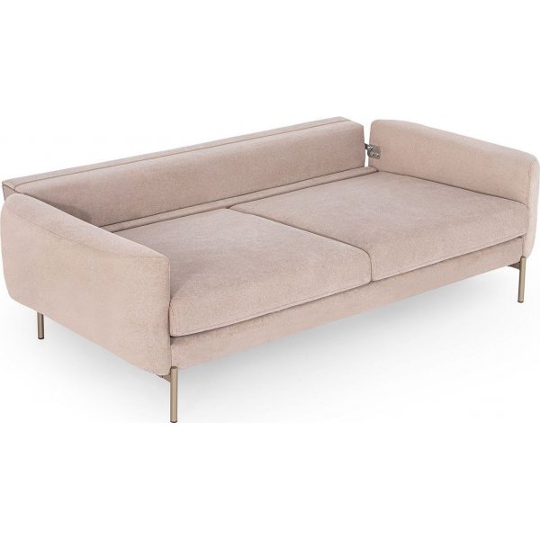 Mint 3-sits soffa - Puderrosa