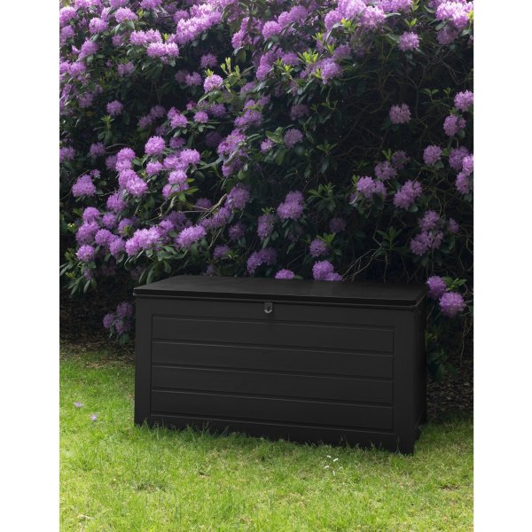 Dubrovnik dynbox 146,5 x 61 cm 490 liter - Svart plast