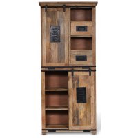 WoodCraft skåp med skjutdörrar - Vintage / Mango WoodCraft skåp med skjutdörrar - Vintage / Mango