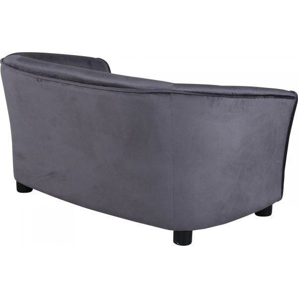 Måna barnsoffa - Grå sammet Måna barnsoffa - Grå sammet