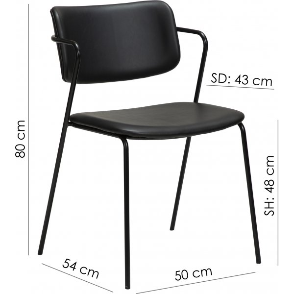 Chaise de salle à manger Zed - Vert Chaise de salle à manger Zed - Vert