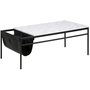 Atalaya soffbord 115 x 58 cm - Vit marmor