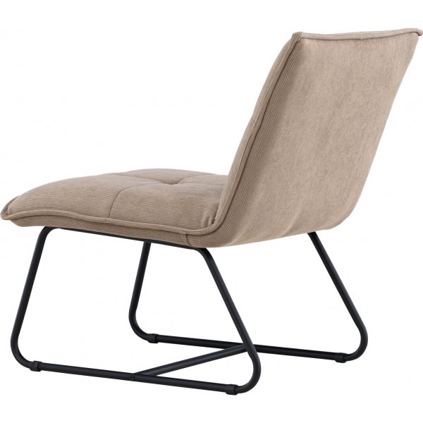 Madison loungestol - Brun manchester/svart Madison loungestol - Brun manchester/svart