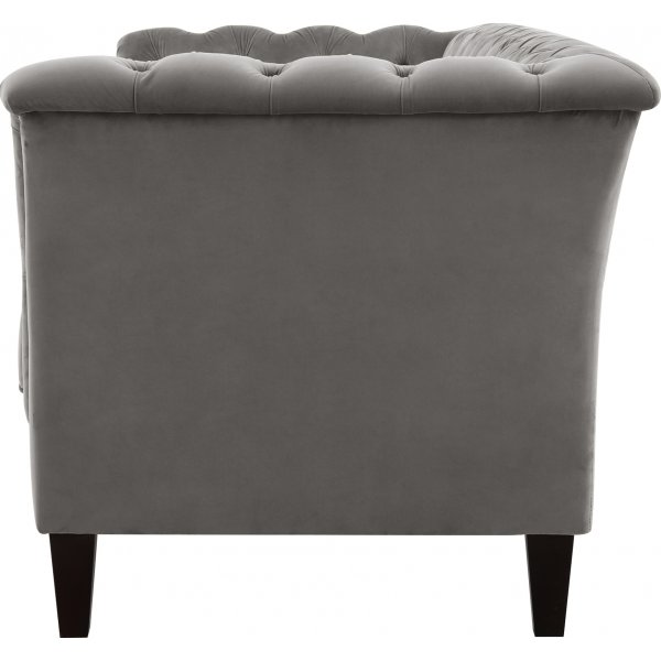 Fåtölj chesterfield grå - Henry + Fläckborttagare för möbler Fåtölj chesterfield grå - Henry + Fläckborttagare för möbler