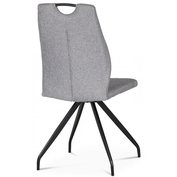 Line snurrbar matstol - Grå (tyg) Line snurrbar matstol - Grå (tyg)