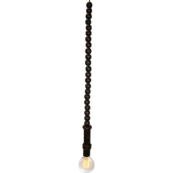Fosnavg taklampa - Vintage svart
