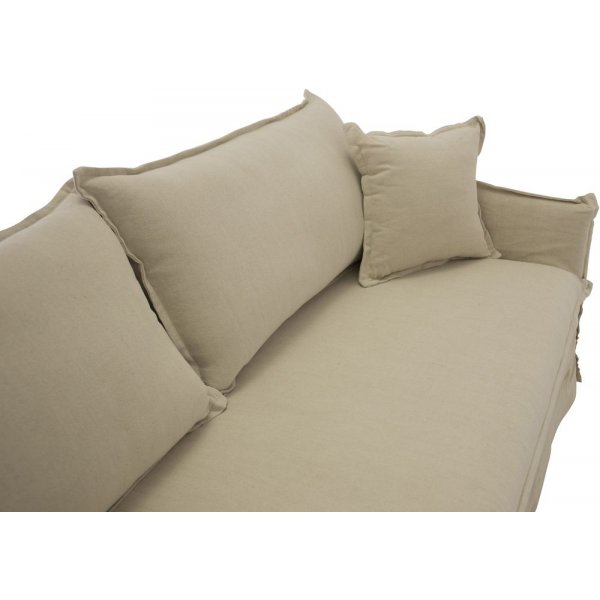 Delfi 2-sits soffa - Linne