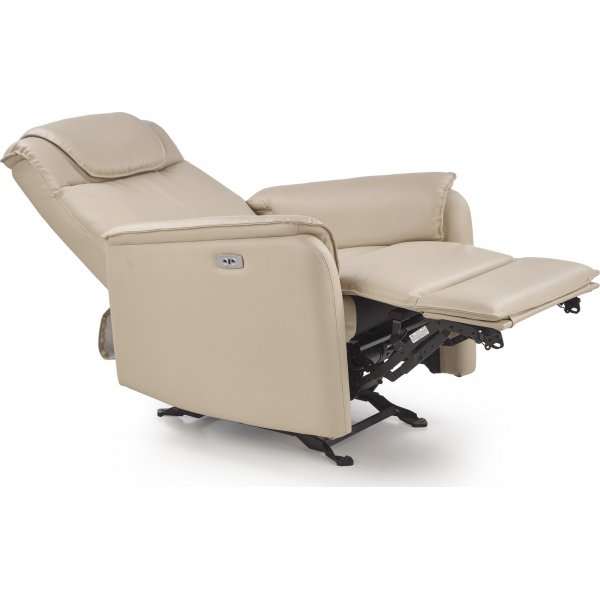 Alonis elektrisk reclinerfåtölj - Gräddvit Alonis elektrisk reclinerfåtölj - Gräddvit