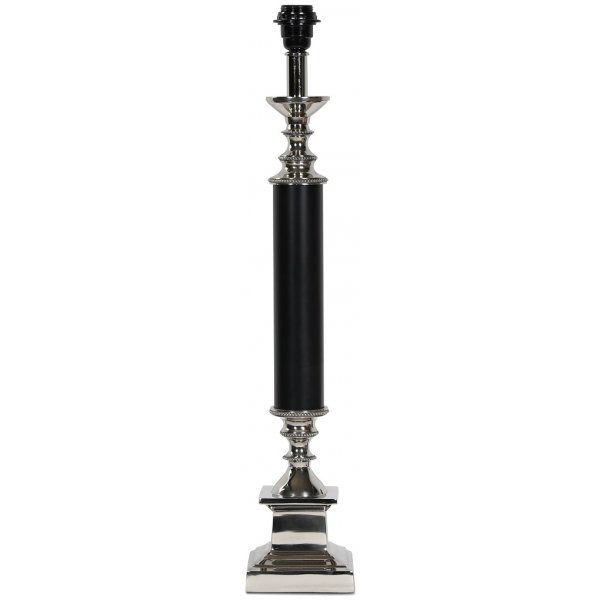 Zero lampfot H64 cm - Svart / Krom