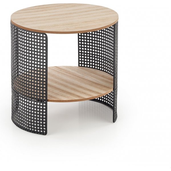 Table basse Trafica 41 cm - Beige/noir