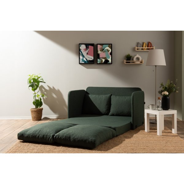 Canap convertible 2 places Saga - Vert