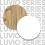 Luvio bokhylla 19 - Ek/vit