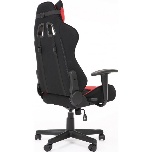 Chaise de bureau Sabella - Rouge/noir Chaise de bureau Sabella - Rouge/noir