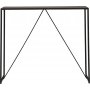 Brea barbord 120 x 60 cm - Svart