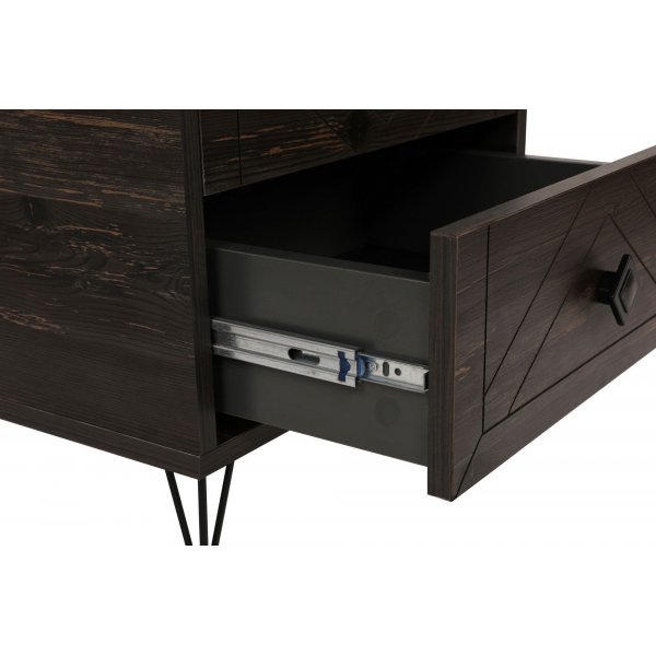 Luna sngbord - Mrkbrun