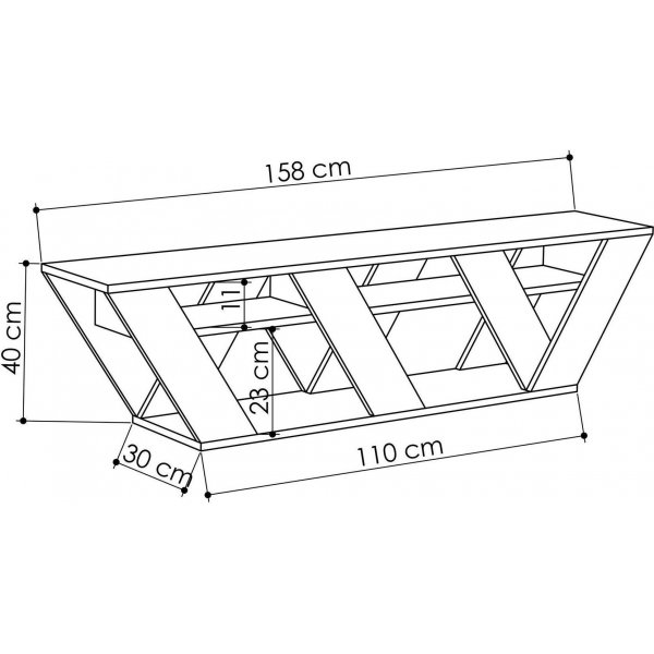 Banc multimdia Ralla - Anthracite