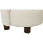 Honolulu fauteuil Geel boucl rechts