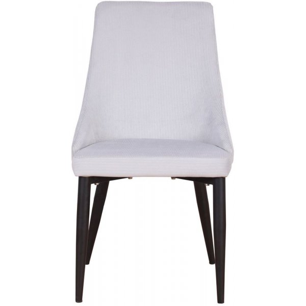 Laila matstol - Svart/ljusgrå manchester Laila matstol - Svart/ljusgrå manchester