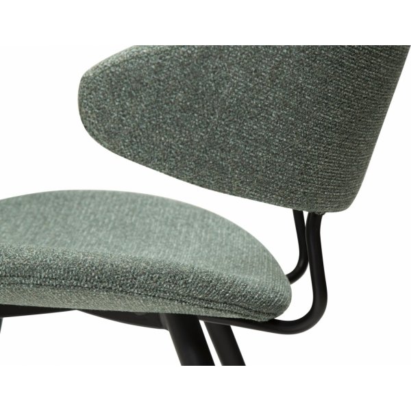 Chaise de salle à manger Napoléon - Boucle verte Chaise de salle à manger Napoléon - Boucle verte