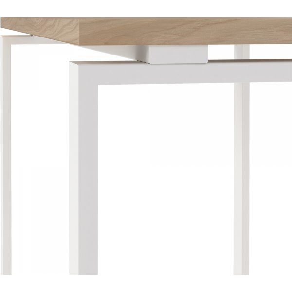 Bureau Sign 120 cm - Blanc/hickory