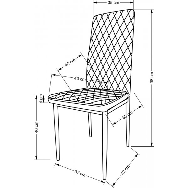 Cadeira matstol 501 - Cappuccino