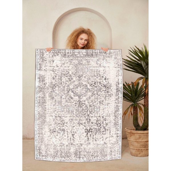 Wooson 82 matta 160 x 230 cm - Cream/mink Wooson 82 matta 160 x 230 cm - Cream/mink