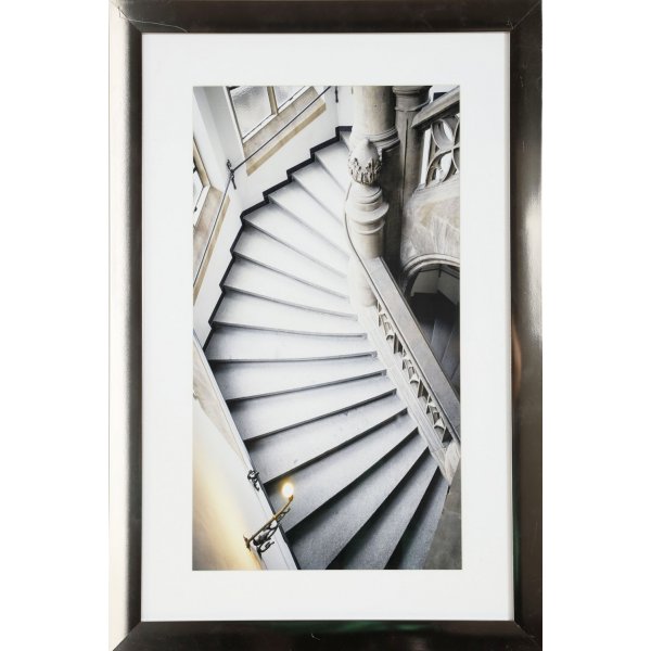 Tavla med ram motiv Trappa - 40x60 cm