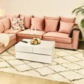 Kundbild Brandy Loungesoffa öppetavslut vänster - Dusty pink (Sammet): Soffan ser mycket mycket mycket...