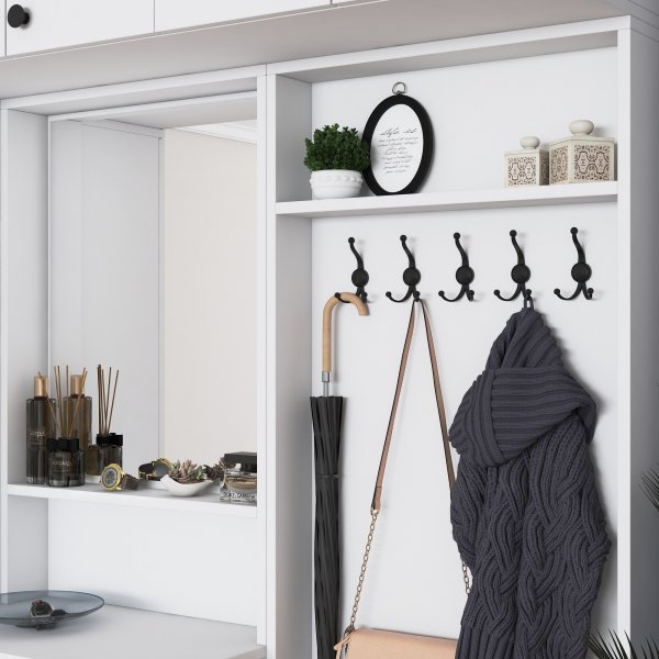 Mendy hallmöbel - Vit Mendy hallmöbel - Vit