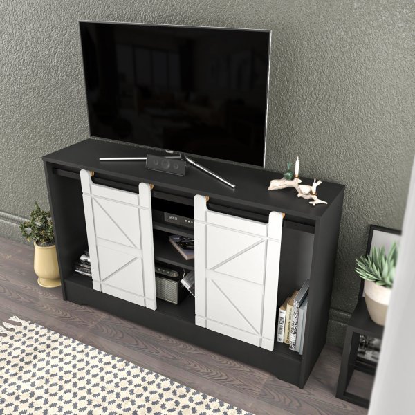 Banc multimdia d\\\'Ahri - Gris/blanc