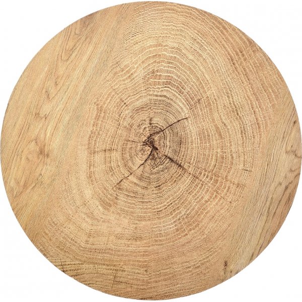 Table basse Ennis 45 cm - Chne/noir