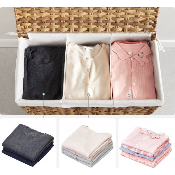 Panier  linge Aleksandra - Rotin