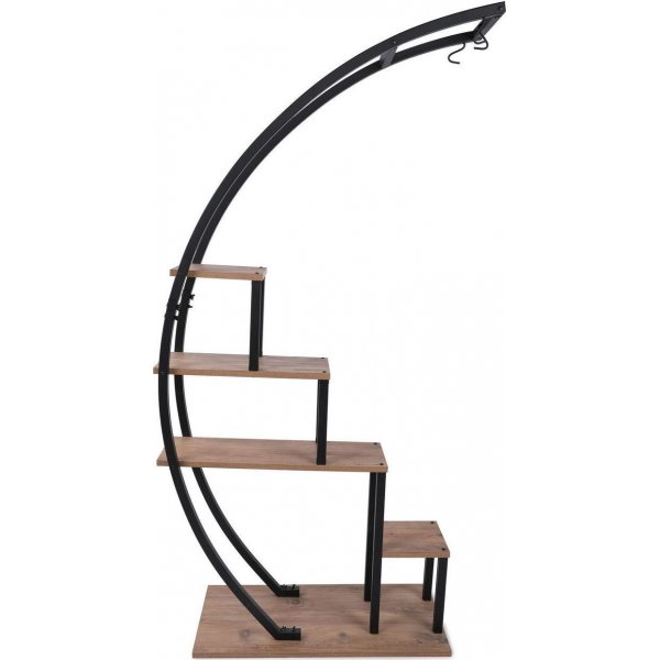 Étagère pour plantes de jardin - Pin/noir Étagère pour plantes de jardin - Pin/noir