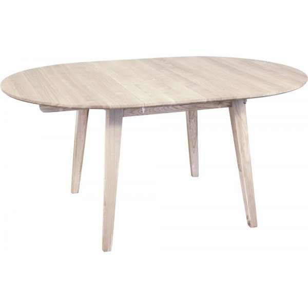 Matbord Genova frlngningsbart 110-160x110 cm whitewash oak + Flckborttagare fr mbler