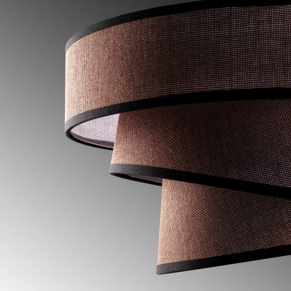 Stage taklampa 40 cm - Mrkbrun