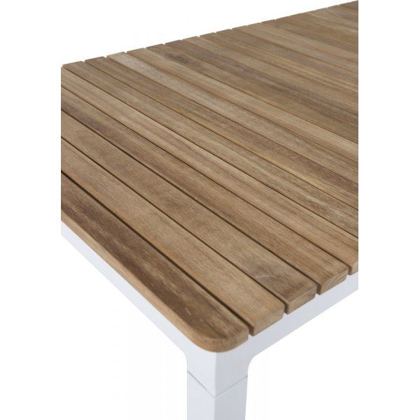 Table basse Brasilia - Naturel/Blanc