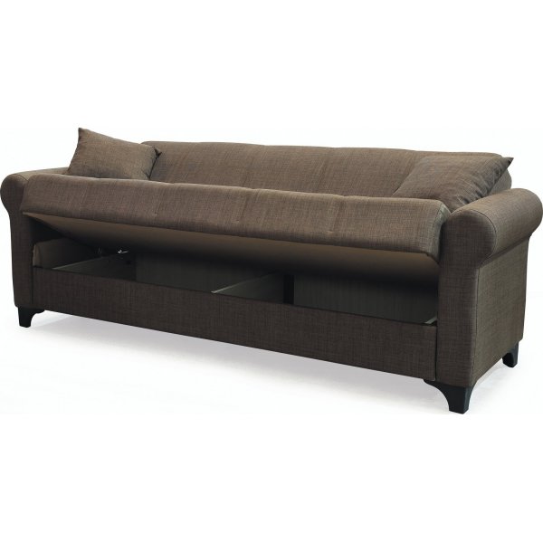 Ada 3-sits bäddsoffa - Brun Ada 3-sits bäddsoffa - Brun