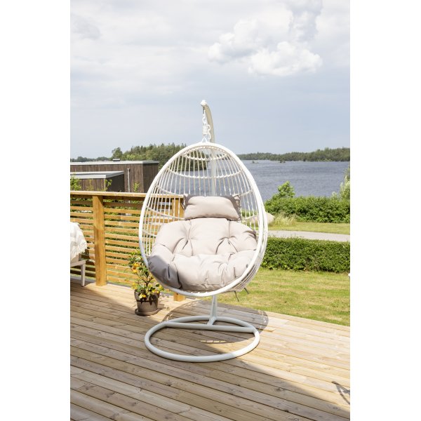 Viga hängstol - Vit/grå Viga hängstol - Vit/grå