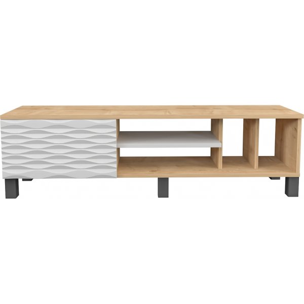 Banc multimédia Olyo - Chêne saphir/blanc Banc multimédia Olyo - Chêne saphir/blanc