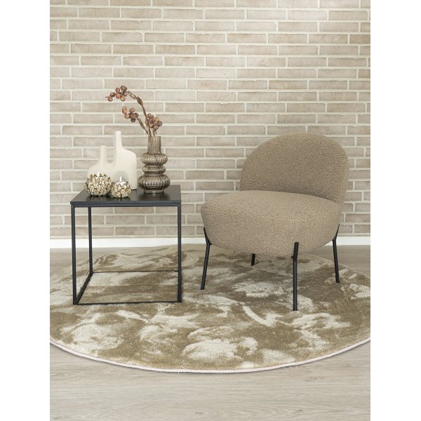 Fauteuil Merida - Gris/marron