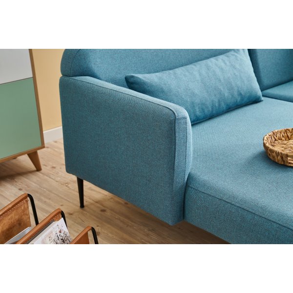 Canapé divan Revos gauche - Turquoise Canapé divan Revos gauche - Turquoise
