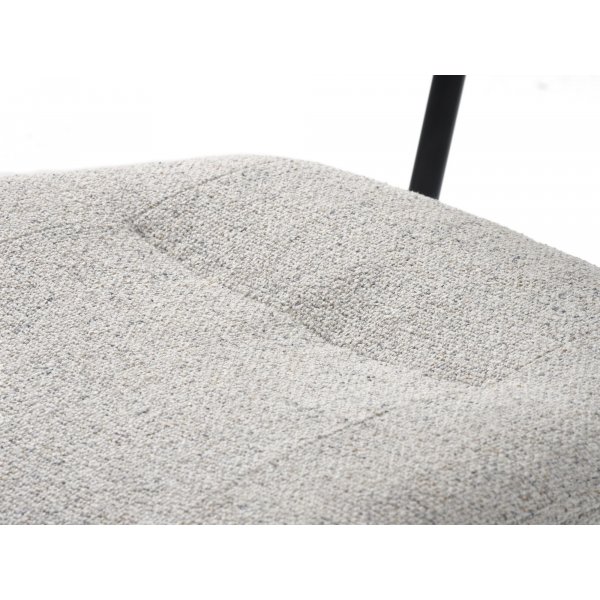 Chaise de salle  manger Bison - Blanc cass